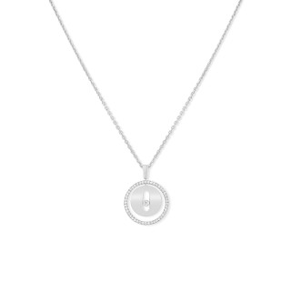 Weißgold, Halsschmuck, Messika Lucky Move PM Collier, Ref: 07396-WG