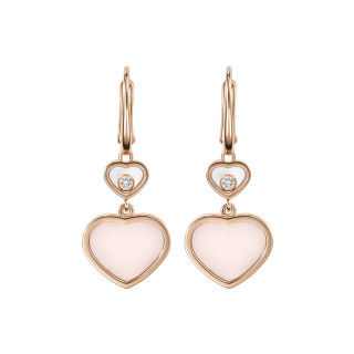 Roségold, Ohrringe, Chopard Happy Hearts Ohrringe, Ref: 837482-5620