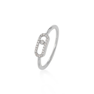 Weißgold, Ringe, Messika Move Uno Ring, Ref: 04705-WG