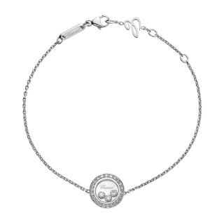 Weißgold, Armschmuck, Chopard Happy Diamonds Icons Armband, Ref: 85A018-1201
