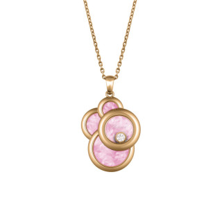 Roségold, Halsschmuck, Chopard Happy Diamonds Anhänger mit Halskette, Ref: 799888-5006