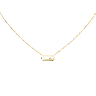 Gelbgold, Halsschmuck, Messika Move Uno Halskette, Ref: 14613-YG