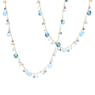 Gelbgold, Halsschmuck, Marco Bicego Paradise Halskette, Ref: CB2585 TP01 Y