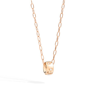 Roségold, Halsschmuck, Pomellato Iconica Halskette mit Anhänger, Ref: PCB7122O7000DB000