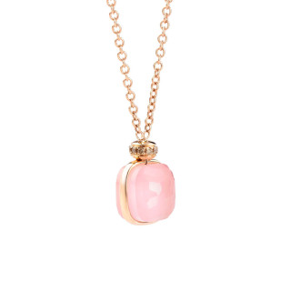 Roségold, Halsschmuck, Pomellato Nudo Classic Halskette mit Anhänger, Ref: PCC2022O7000BRCQR