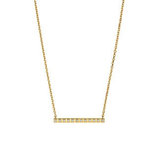 Gelbgold, Halsschmuck, Chopard Ice Cube Halskette, Ref: 817702-0003