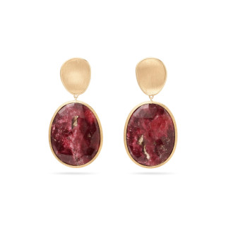 Gelbgold, Ohrringe, Marco Bicego Lunaria Color Ohrhänger, Ref: OB1404 TUL01 Y