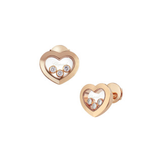Roségold, Ohrringe, Chopard Happy Diamonds Icons Ohrstecker, Ref: 83A611-5001