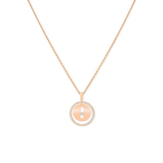 Roségold, Halsschmuck, Messika Lucky Move PM Collier, Ref: 07396-PG