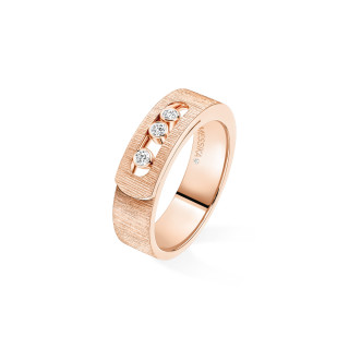 Roségold, Ringe, Messika Move Noa Ciselé Ring, Ref: 14482-PG