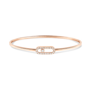 Roségold, Armschmuck, Messika Move Uno Flex Armreif, Ref: 12057-PG