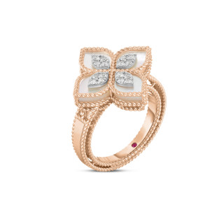 Weißgold, Ringe, Roberto Coin Princess Flower Ring, Ref: ADV888RI1837_RW