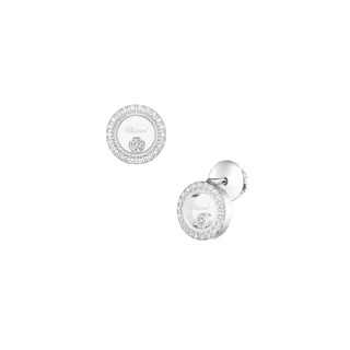 Weißgold, Ohrringe, Chopard Happy Diamonds Icons Ohrstecker, Ref: 83A191-1201