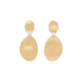 Gelbgold, Ohrringe, Marco Bicego Lunaria Diamonds Ohrringe, Ref: OB1540 B YW