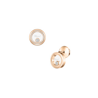 Roségold, Ohrringe, Chopard Happy Diamonds Icons Ohrstecker, Ref: 83A191-5001