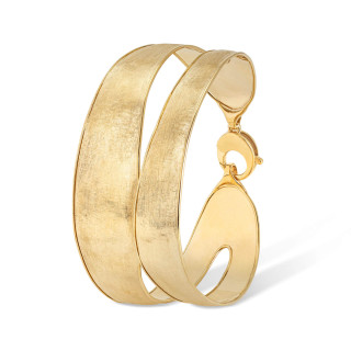 Gelbgold, Armschmuck, Marco Bicego Lunaria Armreif mit Doppelband, Ref: SB118  Y