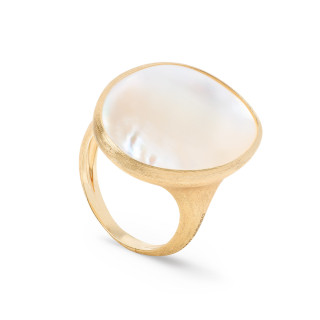 Gelbgold, Ringe, Marco Bicego Lunaria Color Ring, Ref: AB564 MPW Y