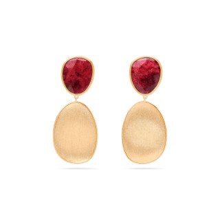 Gelbgold, Ohrringe, Marco Bicego Lunaria Color Ohrhänger, Ref: OB1345 TUL01 Y