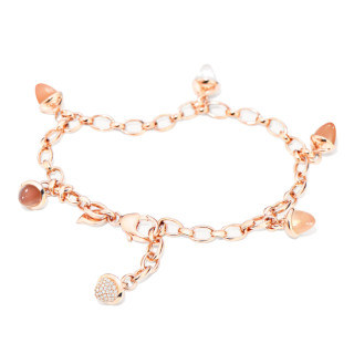 Roségold, Armschmuck, Tamara Comolli MIKADO Charm Armband 'Camel' mit Diamant-Pavé, Ref: B-MC-Ch-Camel-p-rg