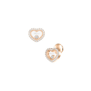 Roségold, Ohrringe, Chopard Happy Diamonds Icons Ohrstecker, Ref: 83A192-5201
