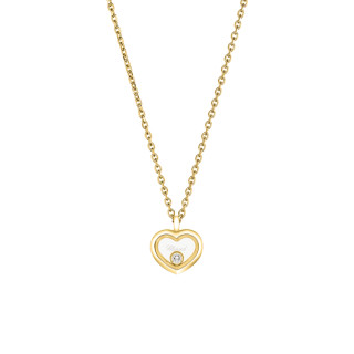Gelbgold, Halsschmuck, Chopard Happy Diamonds Icons Halskette, Ref: 81A192-0001