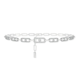 Weißgold, Halsschmuck, Messika Move Uno Multi-Choker Kette, Ref: 12010-WG