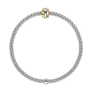 Weißgold, Armschmuck, FOPE Prima Flex'it Armband, Ref: 74408BX_XX_B_RBG_0XS