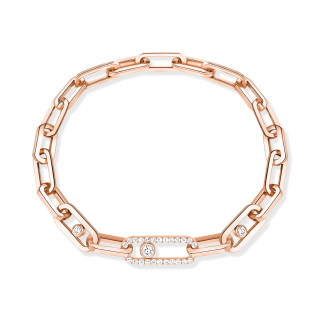 Roségold, Armschmuck, Messika Move Link Armband, Ref: 12576-PG