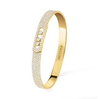 Gelbgold, Armschmuck, Messika Move Noa Pavée Armreif, Ref: 12722-YG