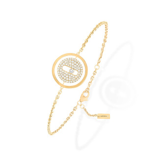 Gelbgold, Armschmuck, Messika Lucky Move Pavé PM Armband, Ref: 07541-YG