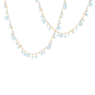 Gelbgold, Halsschmuck, Marco Bicego Paradise Halskette, Ref: CB2585 AQ01 Y