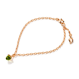 Roségold, Armschmuck, Tamara Comolli MiniMIKADO Armband mit Peridot, Ref: B-mMC-c-Per-rg