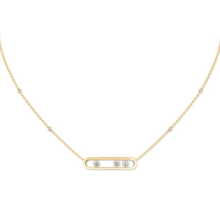 Gelbgold, Halsschmuck, Messika Move Classique Halskette, Ref: 03997-YG