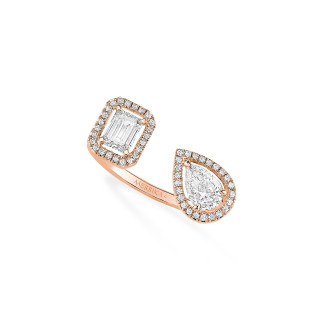 Roségold, Ringe, Messika My Twin Toi & Moi X2 Ring, Ref: 06636-PG