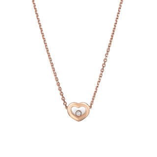 Roségold, Halsschmuck, Chopard Happy Diamonds Icons Halskette, Ref: 81A054-5001