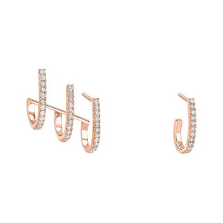 Roségold, Ohrringe, Messika Gatsby Multi-Créoles , Ref: 06503-PG