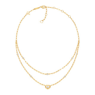 Gelbgold, Halsschmuck, Chopard Happy Diamonds Icons Halskette, Ref: 81A054-0020