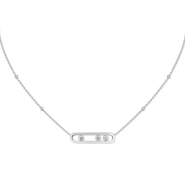         Weißgold, Halsschmuck, Messika Move Classique Halskette