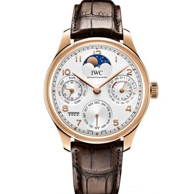 Herrenuhr, Automatik, IWC PORTUGIESER PERPETUAL CALENDAR