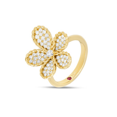 Ringe, Gelbgold, Roberto Coin Jasmine Ring