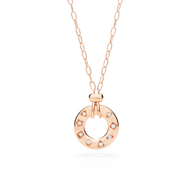         Roségold, Halsschmuck, Pomellato Iconica Anhänger mit Halskette
