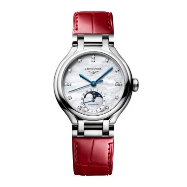 Damenuhr, Automatik, Longines PRIMALUNA MOONPHASE