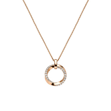         Roségold, Halsschmuck, Leo Wittwer Panta rhei® Anhänger
