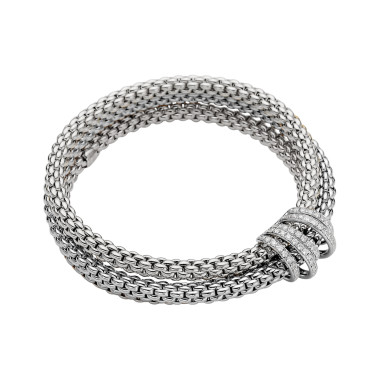         Weißgold, Armschmuck, FOPE Solo Flex'it Armband