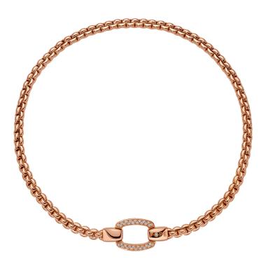 Halsschmuck, Roségold, FOPE Eka Flex'it Halskette