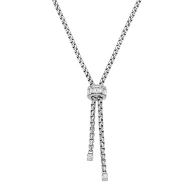         Weißgold, Halsschmuck, Leo Wittwer Candlelight Collier