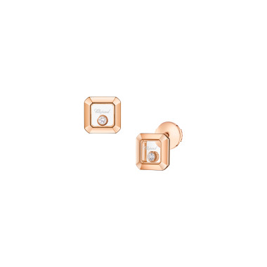 Roségold, Ohrringe, Chopard Happy Diamonds Icons Ohrstecker