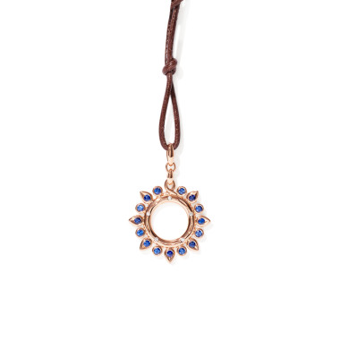        Roségold, Halsschmuck, Tamara Comolli SIGNATURE Anhänger Sun 'Ocean' Small