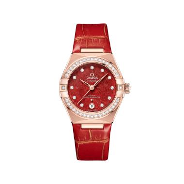 Damenuhr, Automatik, Omega Constellation