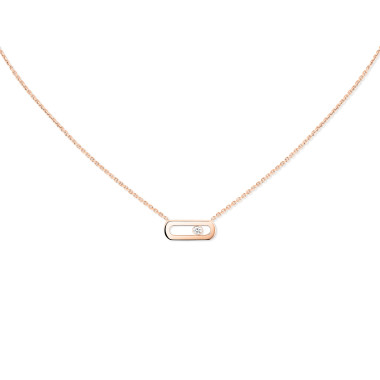         Roségold, Halsschmuck, Messika Move Uno Halskette